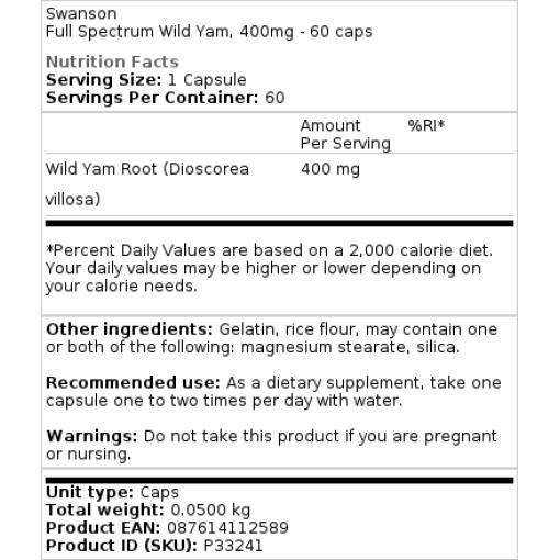 400 mg - 60 kapsler