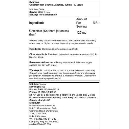 125 mg - 60 vegetabilske kapsler