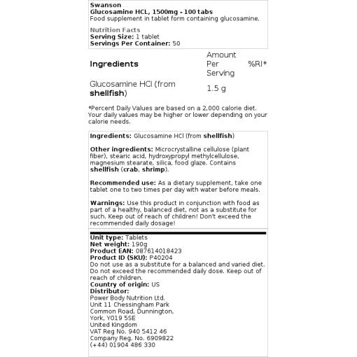 1500 mg - 100 tabletter