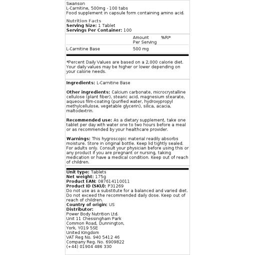 500 mg - 100 tabletter