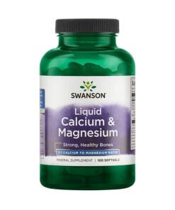 Flydende Calcium & Magnesium - 100 bløde kapsler