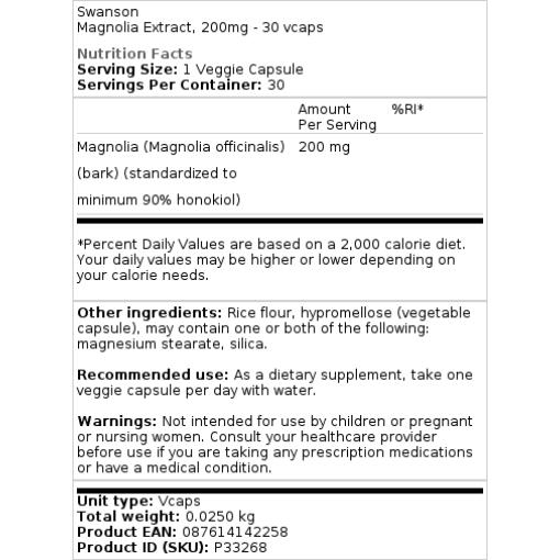 200 mg - 30 vegetabilske kapsler