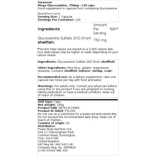 750 mg - 120 kapsler