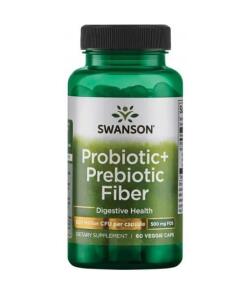 Probiotika + Præbiotisk Fiber - 60 vegetabilske kapsler