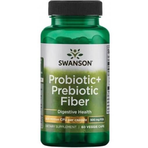 Probiotika + Præbiotisk Fiber - 60 vegetabilske kapsler