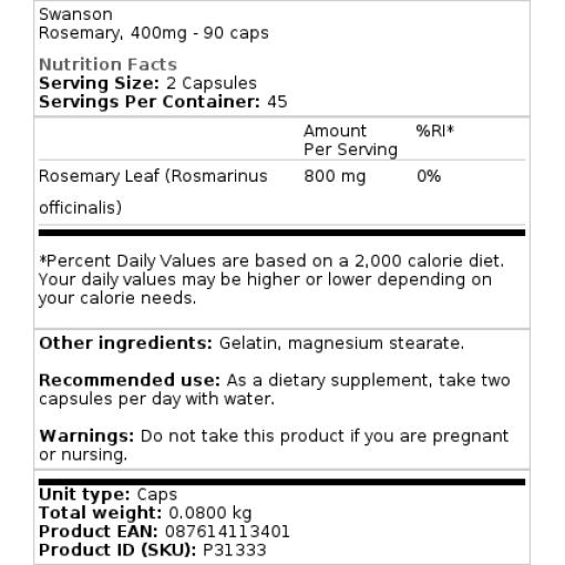 400 mg - 90 kapsler