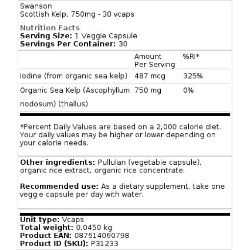 750 mg - 30 kapsler