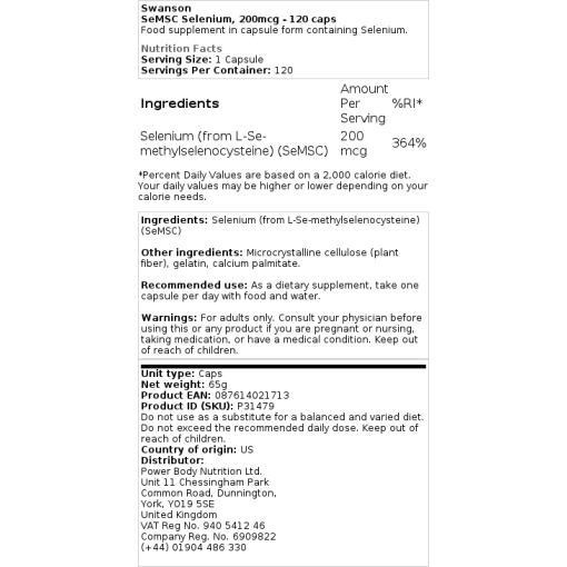 200 mcg - 120 kapsler