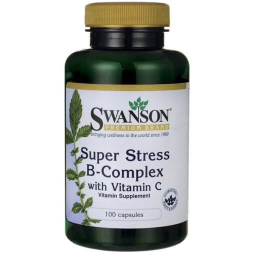 Super Stress B-kompleks med C-vitamin - 100 kapsler