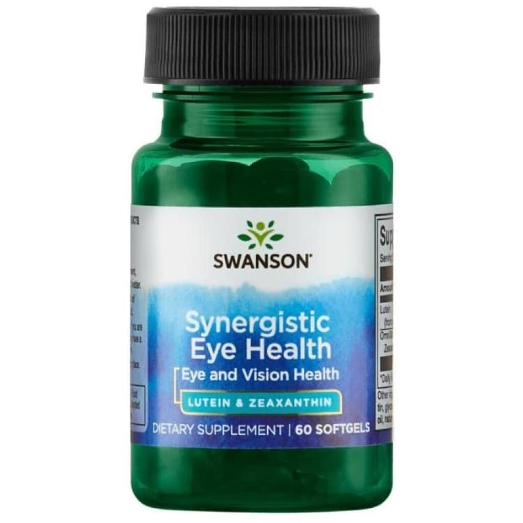 Synergetisk Øjensundhed Lutein & Zeaxanthin - 60 bløde kapsler