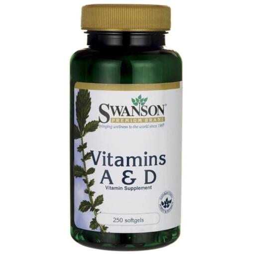 Vitamin A og D - 250 bløde kapsler
