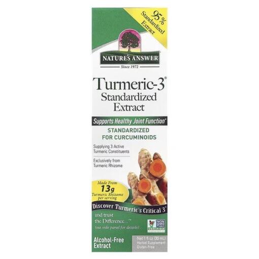 Gurkemeje-3 Standardiseret Ekstrakt - 30 ml