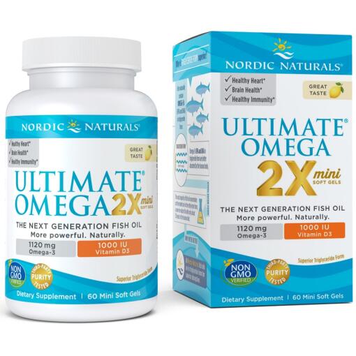 Ultimate Omega 2X Mini med D-vitamin