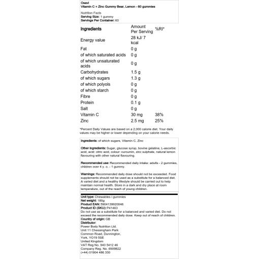 Citron - 60 vingummier