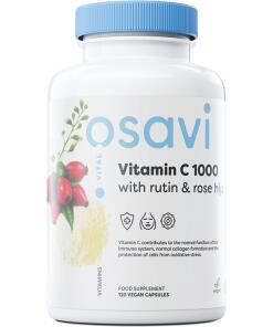 Vitamin C1000 med Rutin & Hyben - 120 veganske kapsler