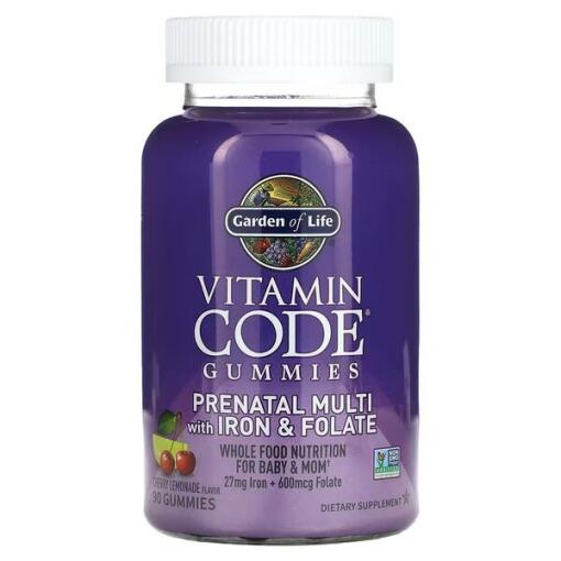 Vitamin Code Prenatal Multi med Jern & Folsyre Gummier