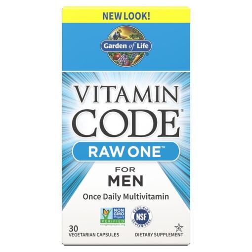 Vitamin Code Raw One til mænd - 30 kapsler