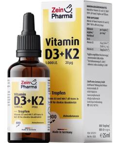 Vitamin D3 + K2 - 25 ml