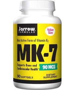Vitamin K2 MK-7 - 90mcg - 90 bløde kapsler