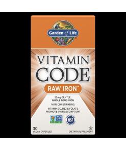 Vitamin Code Rå Jern - 30 veganske kapsler