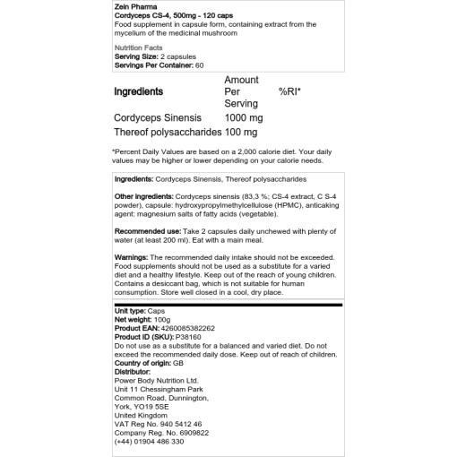 500 mg - 120 kapsler