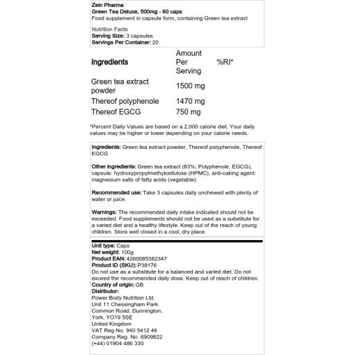 500 mg - 60 kapsler