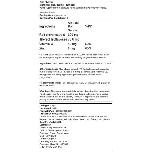 460 mg - 120 kapsler