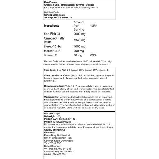 1000mg - 30 kapsler
