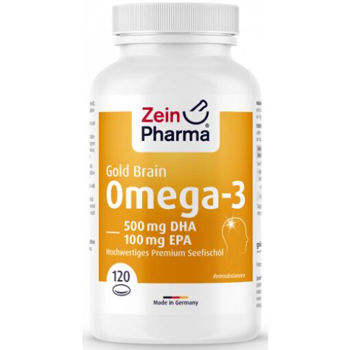 Omega-3 Gold - Hjerneudgave - 120 bløde kapsler