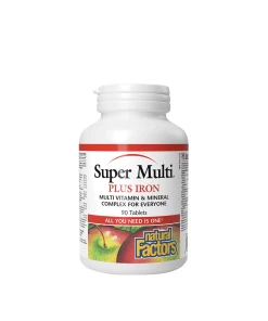 Natural Factors Super Multi Plus Iron (90 Tablets)