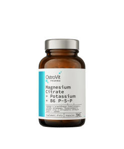 Ostrovit Pharma Magnesium Citrate + Potassium + B6 P-5-P (90 Capsules)