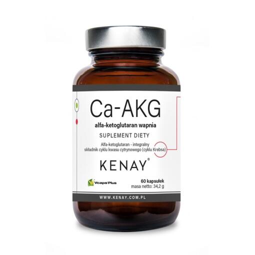 KENAY Ca-AKG calcium alpha-ketoglutarate (60 caps)