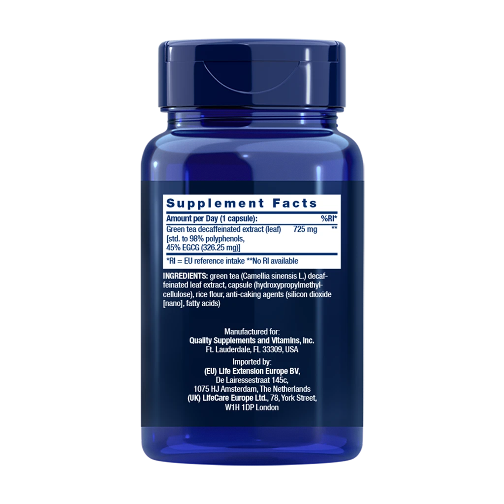 Life Extension - Mega extrakt zeleného čaje - Obrázek 2