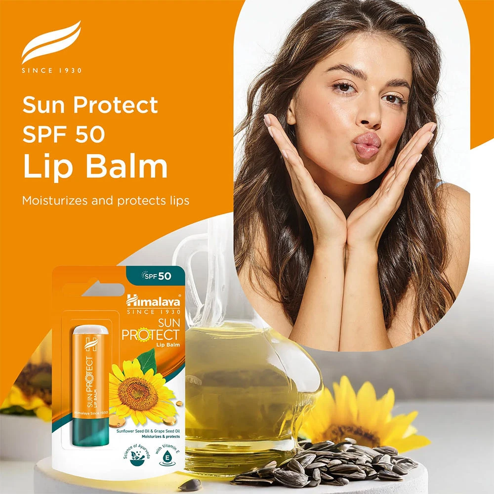 Himalaya - Balzám na rty Himalaya Sun Protect SPF50 (4,5 g) - Obrázek 3