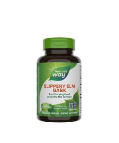 Natures Way Slippery Elm Bark (100 Capsules) - Eco Supplements CZ