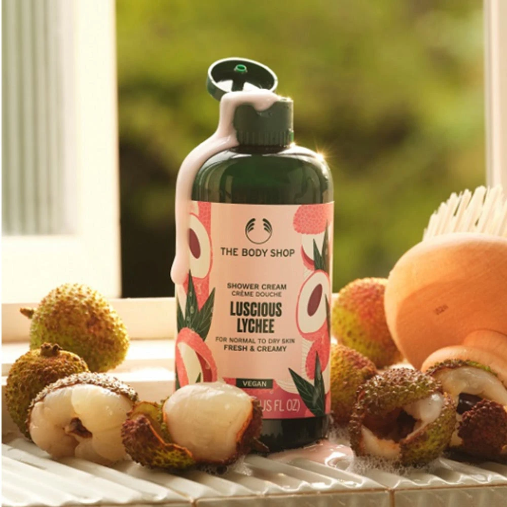 The Body Shop - Krémový sprchový gel s lyčím (250 ml, Lychee) - Obrázek 3