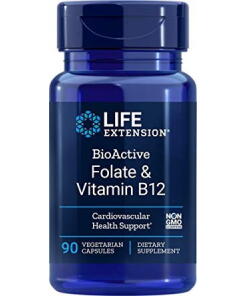 BioActive Folate & Vitamin B12 - 90 vcaps