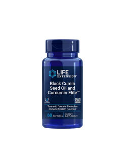Black Cumin Seed Oil and Curcumin Elite Turmeric Extract - 60 softgels