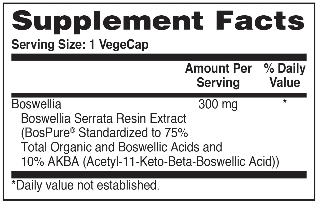 Boswellia Natural BosPure, 300 mg - 60 vegetariánských kapslí - Obrázek 3