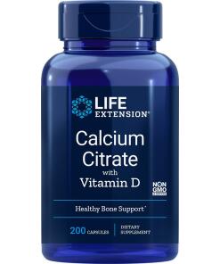 Calcium Citrate with Vitamin D - 200 vcaps