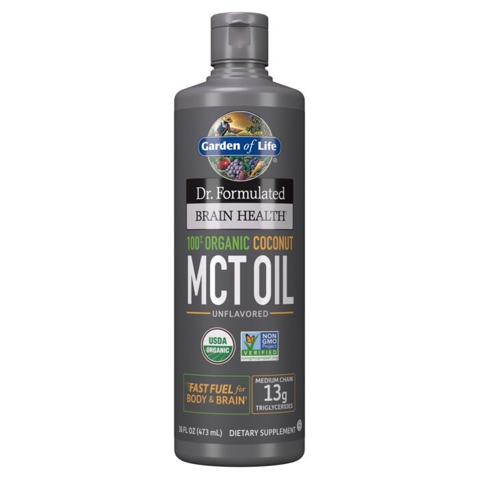 Dr. Formulated Økologisk Hjerne Sundhed MCT Olie - 946 ml