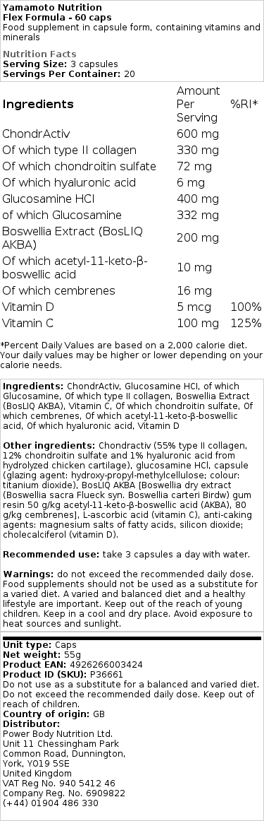 Flex Formula - 60 kapsler - Obrázek 2