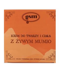 GSM Mumio Face and Body Cream with Living Mumio (200 ml / 6.8 fl.oz)