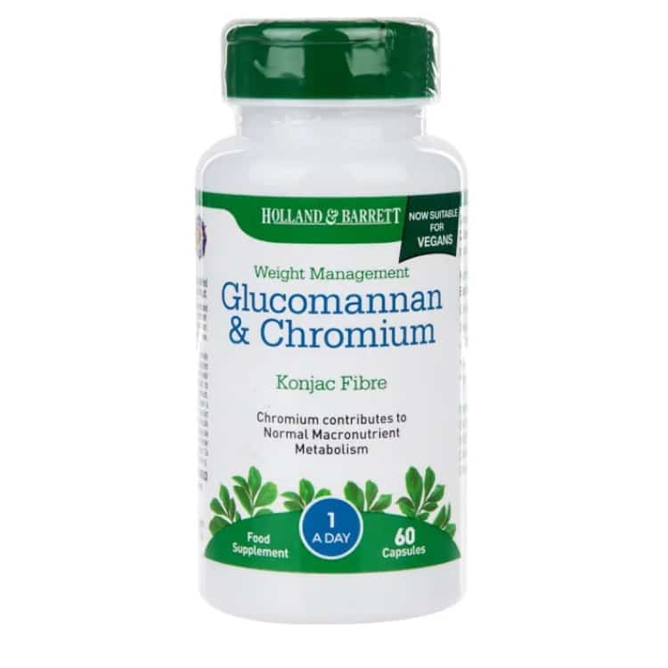 Glucomannan & Chromium - 60 kapsler