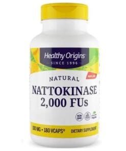 HEALTHY ORIGINS Natural Nattokinase 2000FUs (180 caps)