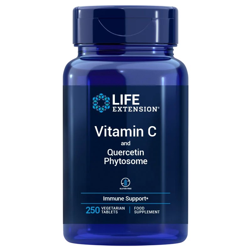 LIFE EXTENSION Vitamin C and Quercetin Phytosome EU version (250 tabs)