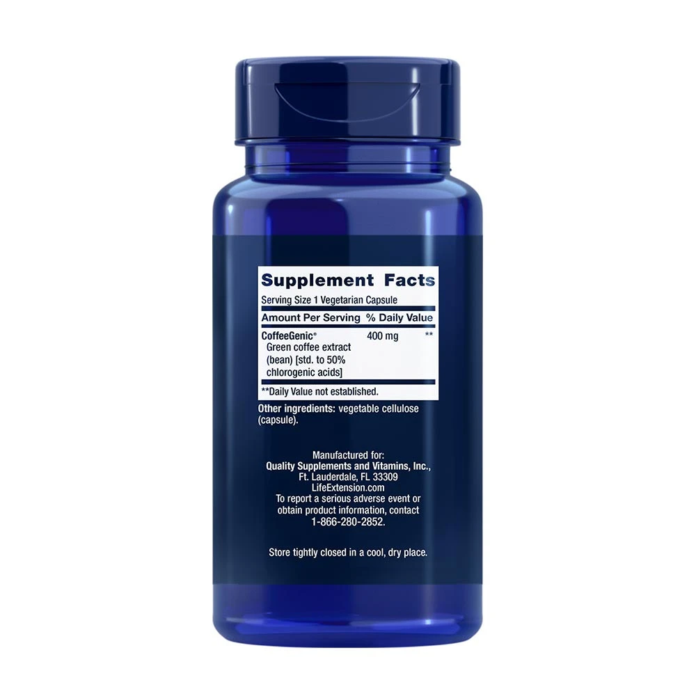 CoffeeGenic, extrakt zelené kávy, 400 mg - 90 vcaps - Obrázek 2