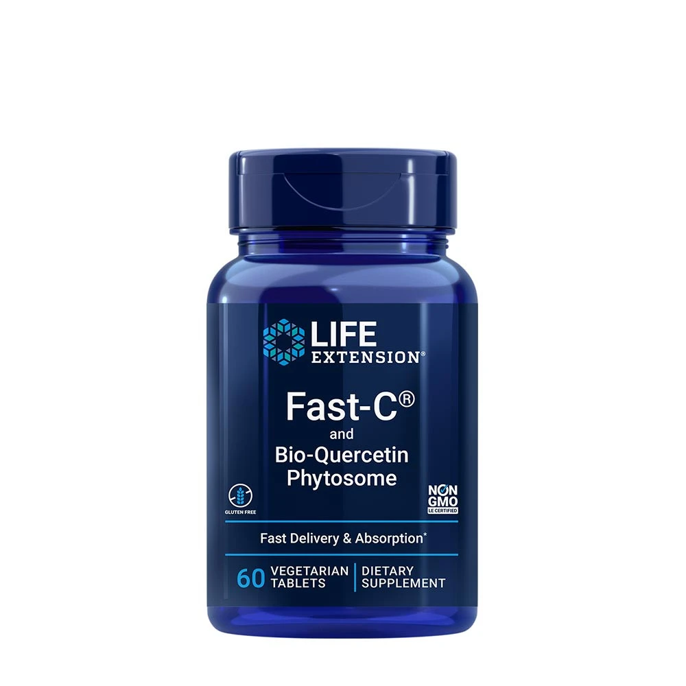Life Extension - Fast-C® and Bio-Quercetin Phytosome (60 Veg Tablets)