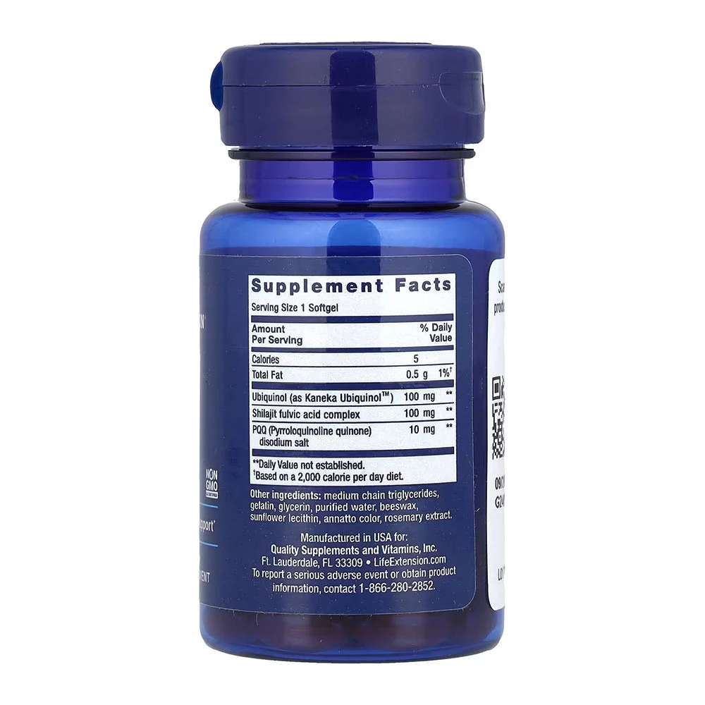 Super Ubiquinol CoQ10 s PQQ, 100 mg - 30 měkkých kapslí - Obrázek 2