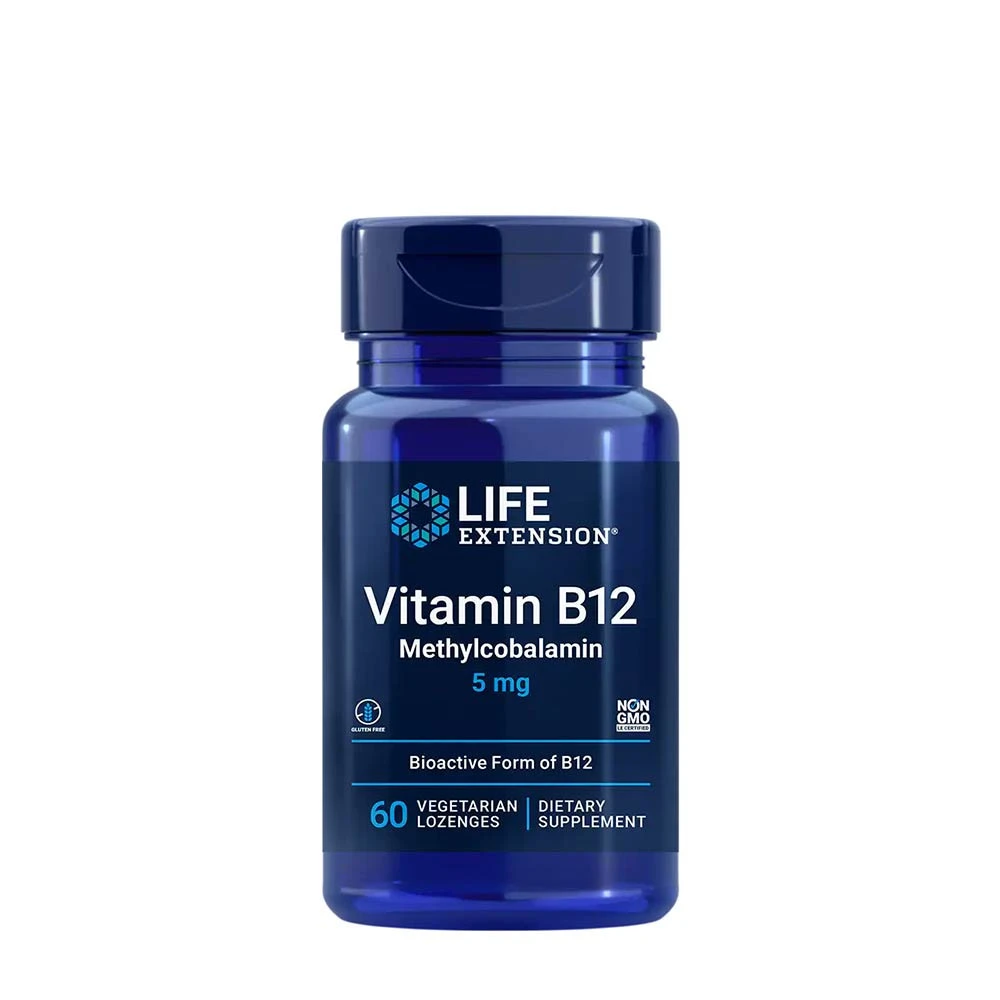 Life Extension - Vitamin B12 Methylcobalamin 5 mg (60 Lozenges)